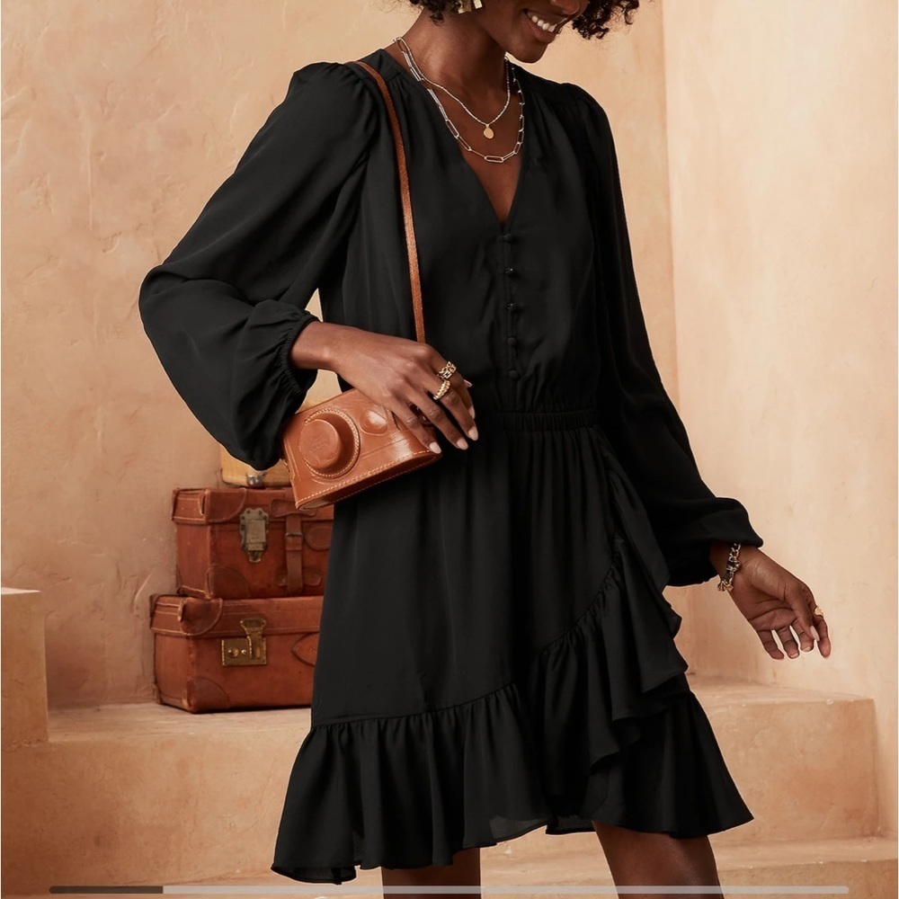Banana Republic Button Front Dress Small NWT
